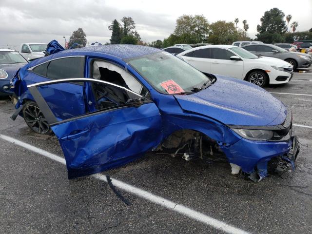 2HGFC2F89LH563995 - 2020 HONDA CIVIC SPORT 蓝色 照片 4