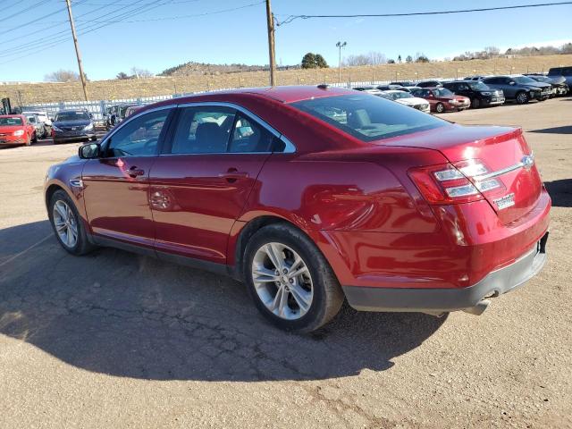 1FAHP2H82HG135199 - 2017 FORD TAURUS SEL RED photo 2