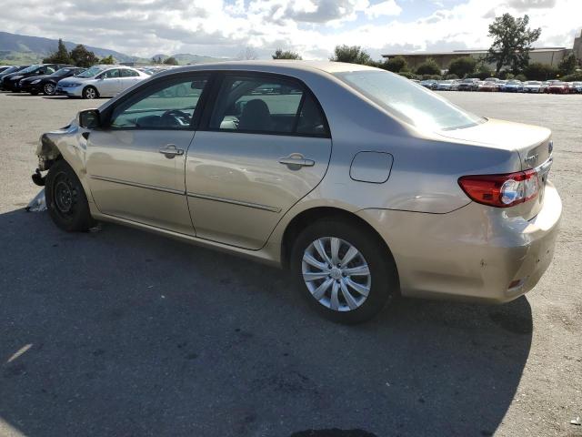 5YFBU4EE3CP063452 - 2012 TOYOTA COROLLA BASE GOLD photo 2