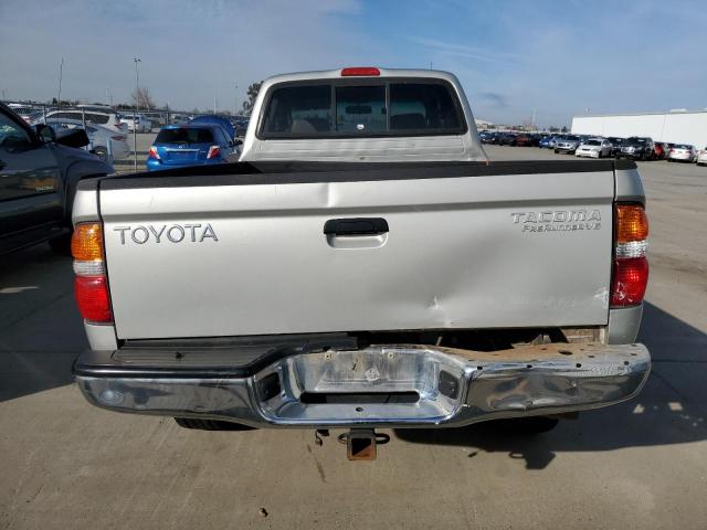 5TESN92N62Z070323 - 2002 TOYOTA TACOMA XTRACAB PRERUNNER 银色 照片 6