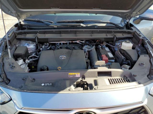 5TDHZRAH7NS130606 - 2022 TOYOTA HIGHLANDER XLE GRAY photo 12