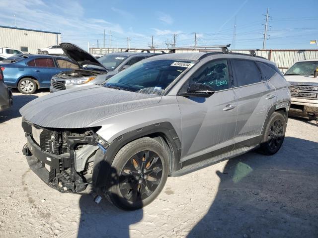 KM8JF3AE6NU160460 - 2022 HYUNDAI TUCSON N LINE GRAY photo 1