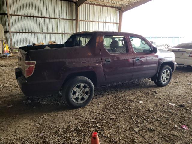 5FPYK1F21AB004323 - 2010 HONDA RIDGELINE RT BURGUNDY photo 3