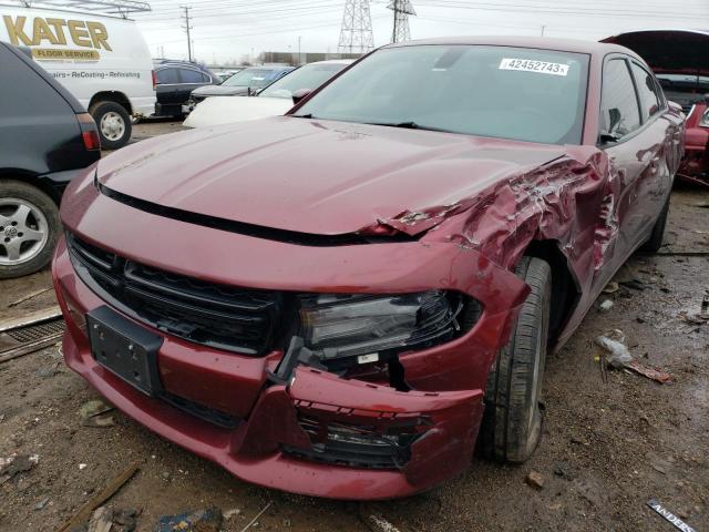 2C3CDXHG3JH128732 - 2018 DODGE CHARGER SXT PLUS BURGUNDY photo 1