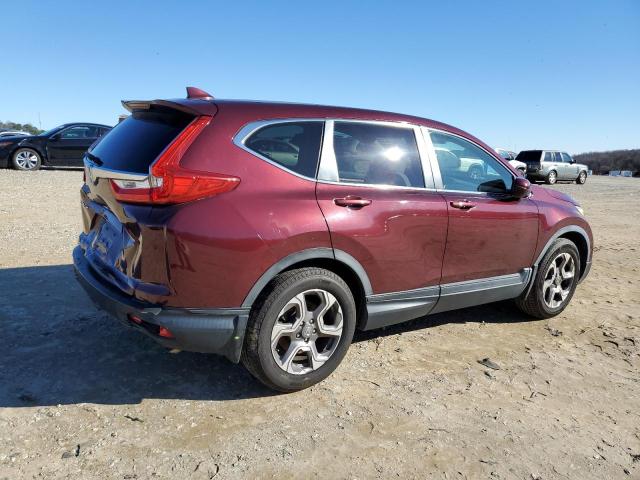 7FARW1H55HE016482 - 2017 HONDA CR-V EX BURGUNDY photo 3