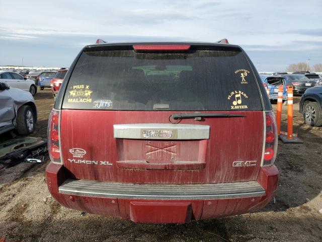 1GKFK66878J158334 - 2008 GMC YUKON XL DENALI MAROON photo 6