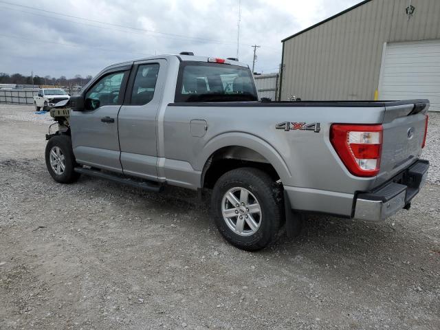 1FTEX1EP9MKD39587 - 2021 FORD F150 SUPER CAB SILVER photo 2