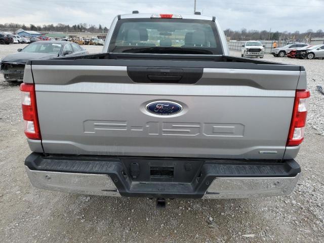 1FTEX1EP9MKD39587 - 2021 FORD F150 SUPER CAB SILVER photo 6