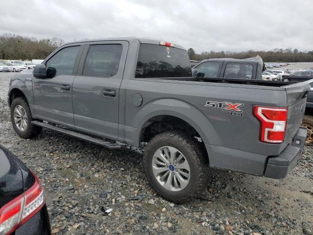 1FTEW1EP6JFB95018 - 2018 FORD F150 SUPERCREW GRAY photo 2