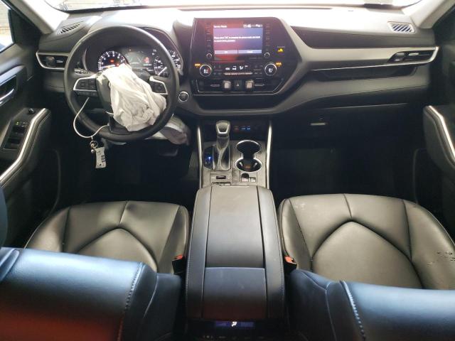 5TDHZRBH8NS251207 - 2022 TOYOTA HIGHLANDER XLE GRAY photo 8