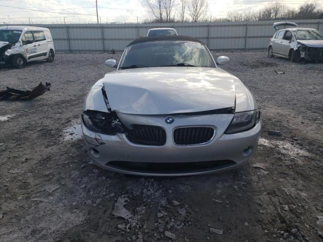 4USBT335X5LR71371 - 2005 BMW Z4 2.5 SILVER photo 5