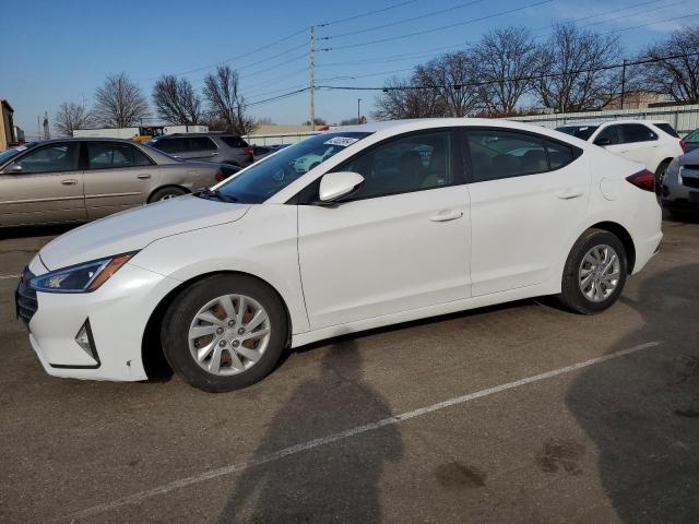 5NPD74LF2KH460996 - 2019 HYUNDAI ELANTRA SE WHITE photo 1