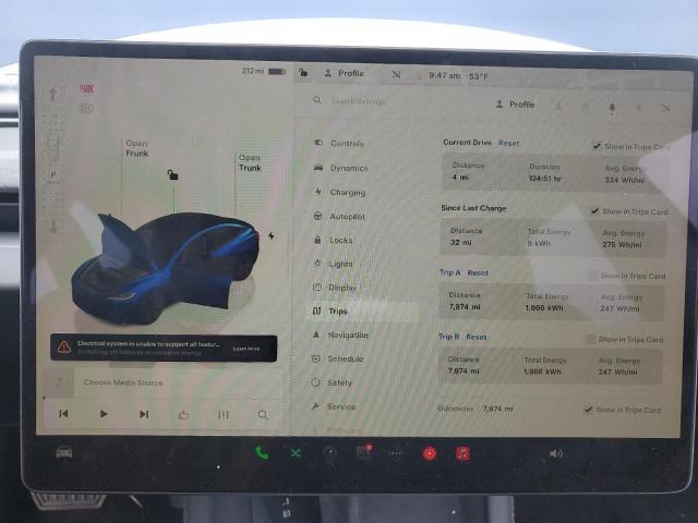 5YJ3E1EA4RF788771 - 2024 TESLA MODEL 3 Blau Foto 9