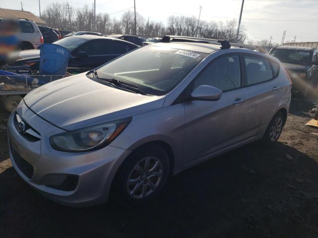 KMHCT5AEXCU016016 - 2012 HYUNDAI ACCENT GLS SILVER photo 1