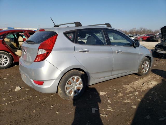 KMHCT5AEXCU016016 - 2012 HYUNDAI ACCENT GLS SILVER photo 3