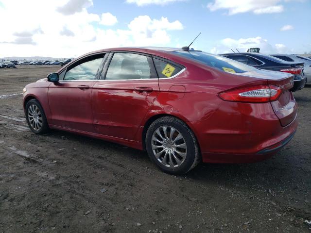 3FA6P0HR9DR120254 - 2013 FORD FUSION SE RED photo 2