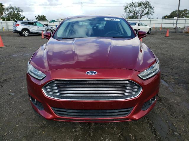 3FA6P0HR9DR120254 - 2013 FORD FUSION SE RED photo 5