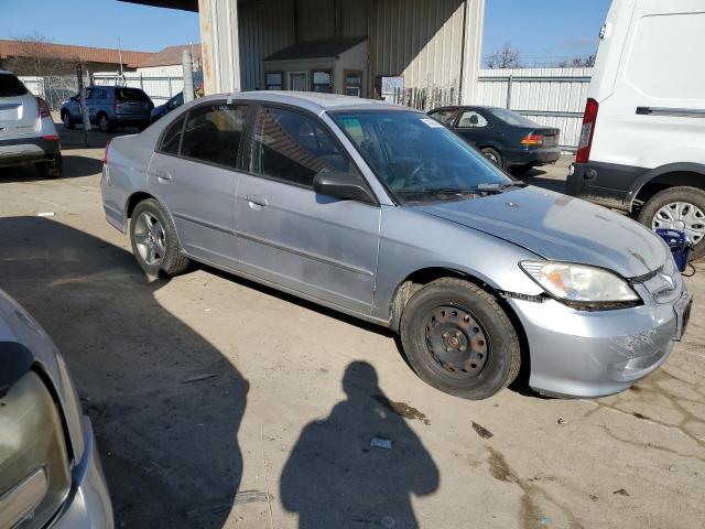 1HGES26834L002503 - 2004 HONDA CIVIC EX SILVER photo 4