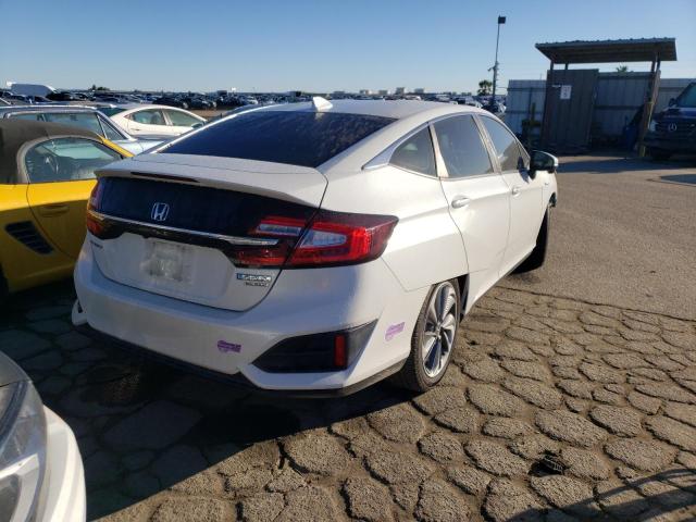 JHMZC5F39KC003251 - 2019 HONDA CLARITY TOURING WHITE photo 3