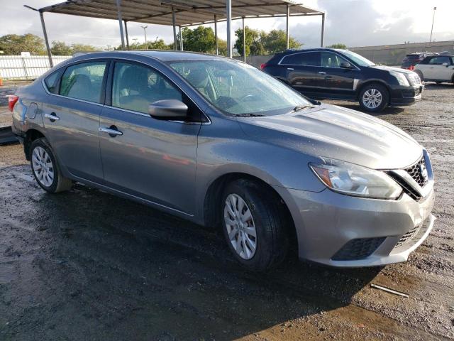 3N1AB7AP5HY408971 - 2017 NISSAN SENTRA S GRAY photo 4