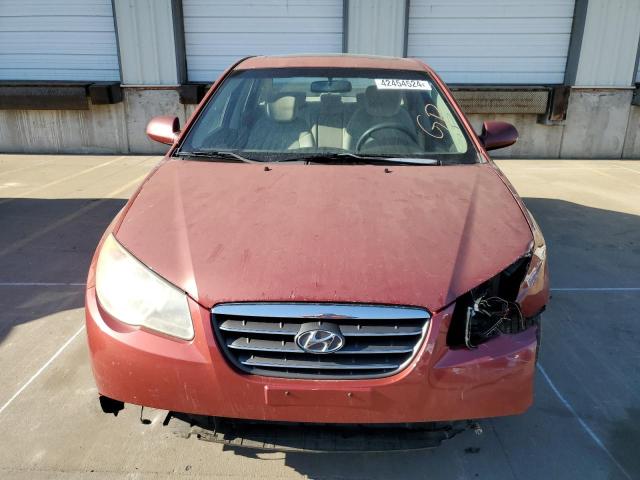 KMHDU46D48U325046 - 2008 HYUNDAI ELANTRA GLS RED photo 5