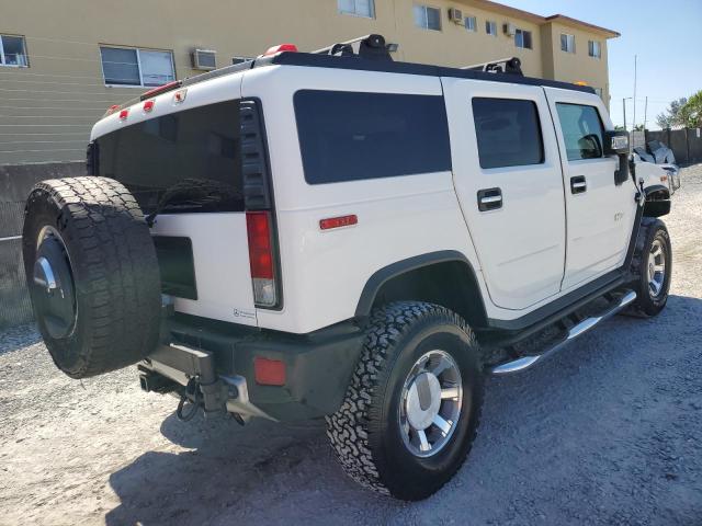 5GRGN23838H109464 - 2008 HUMMER H2 WHITE photo 3