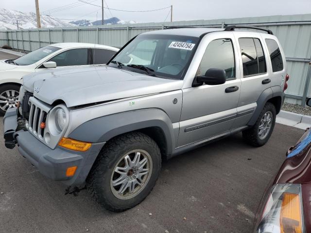 1J4GL48595W635892 - 2005 JEEP LIBERTY SPORT SILVER photo 1