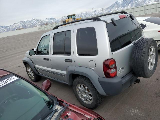 1J4GL48595W635892 - 2005 JEEP LIBERTY SPORT SILVER photo 2