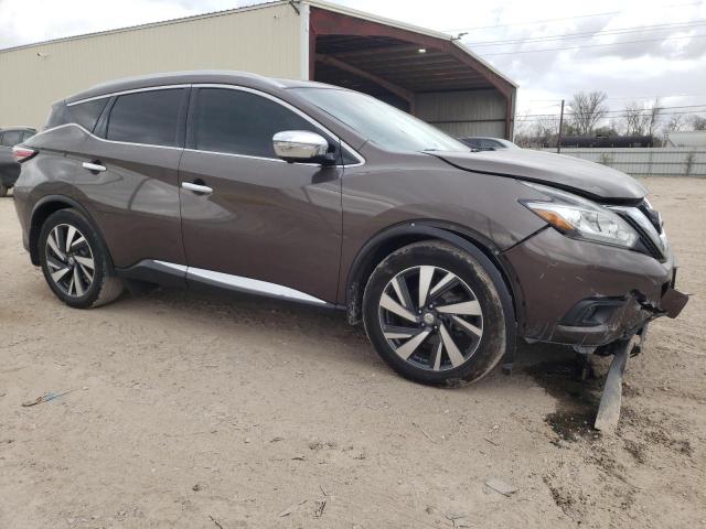 5N1AZ2MH0FN233633 - 2015 NISSAN MURANO S BROWN photo 4