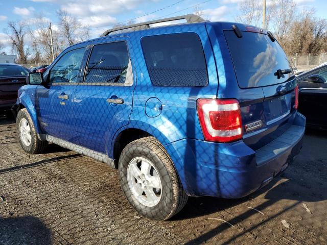 1FMCU93188KA13455 - 2008 FORD ESCAPE XLT BLUE photo 2