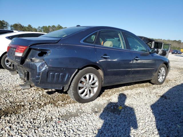 KMHFC46F78A321037 - 2008 HYUNDAI AZERA SE BLUE photo 3