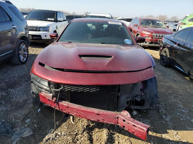 2C3CDXCT8KH608190 - 2019 DODGE CHARGER R/T MAROON photo 5