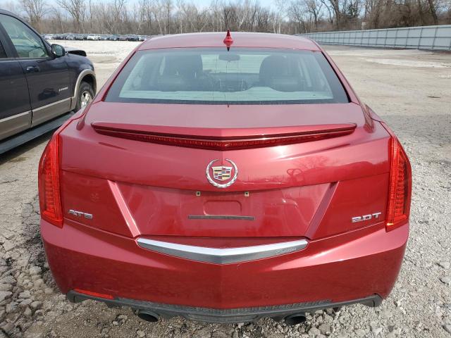 1G6AA5RXXD0136546 - 2013 CADILLAC ATS RED photo 6