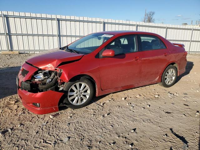 1NXBU4EE3AZ268281 - 2010 TOYOTA COROLLA BASE RED photo 1