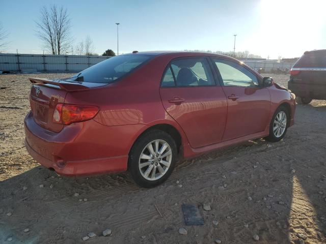 1NXBU4EE3AZ268281 - 2010 TOYOTA COROLLA BASE RED photo 3