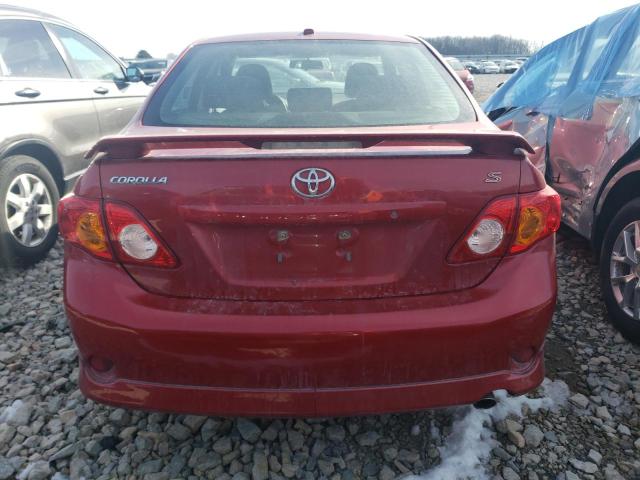 1NXBU4EE3AZ268281 - 2010 TOYOTA COROLLA BASE RED photo 6