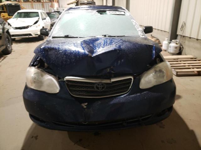 2T1BR32E67C728303 - 2007 TOYOTA COROLLA CE BLUE photo 5