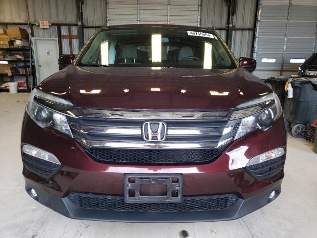 5FNYF6H54HB052944 - 2017 HONDA PILOT EXL MAROON photo 5