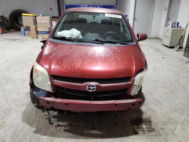 JTKKT624560171556 - 2006 TOYOTA SCION XA MAROON photo 5