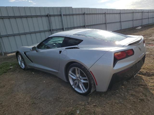 1G1YB2D79K5112388 - 2019 CHEVROLET CORVETTE STINGRAY 1LT SILVER photo 2