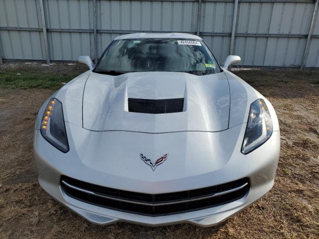 1G1YB2D79K5112388 - 2019 CHEVROLET CORVETTE STINGRAY 1LT SILVER photo 5