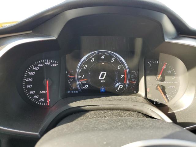 1G1YB2D79K5112388 - 2019 CHEVROLET CORVETTE STINGRAY 1LT SILVER photo 9