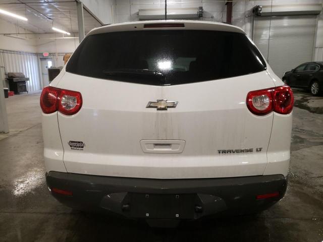 1GNKRGED1CJ354814 - 2012 CHEVROLET TRAVERSE LT WHITE photo 6