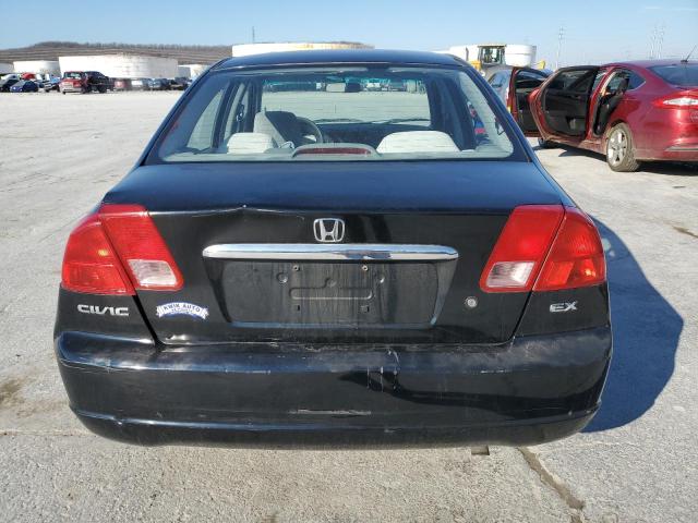 JHMES26742S000430 - 2002 HONDA CIVIC EX BLACK photo 6