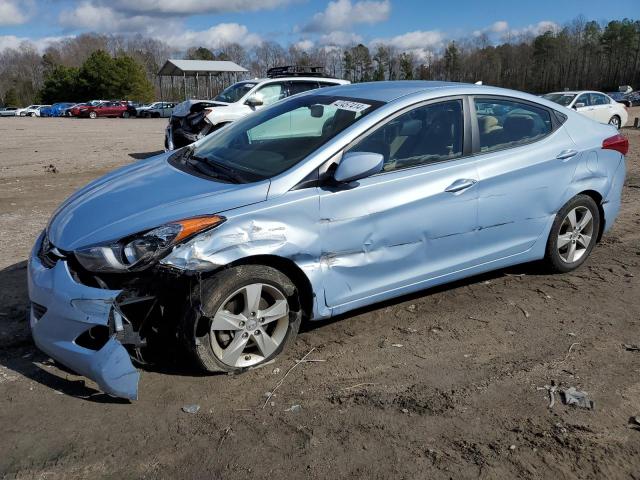 KMHDH4AE5DU845691 - 2013 HYUNDAI ELANTRA GLS BLUE photo 1