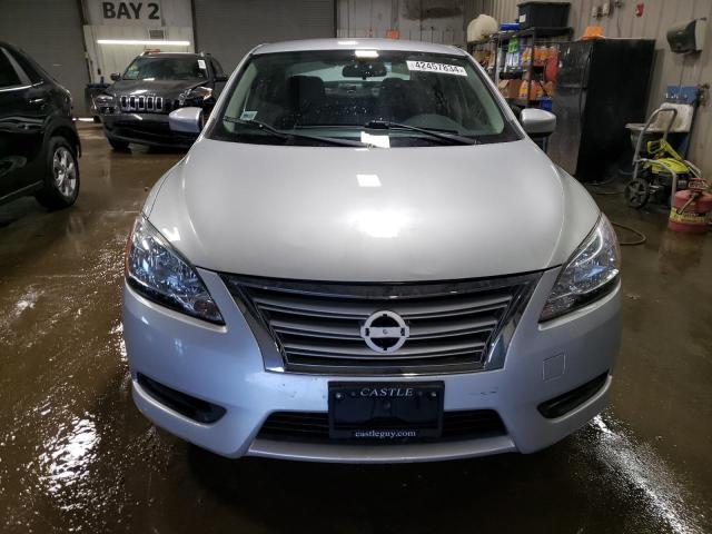 3N1AB7AP7FY232535 - 2015 NISSAN SENTRA S SILVER photo 5