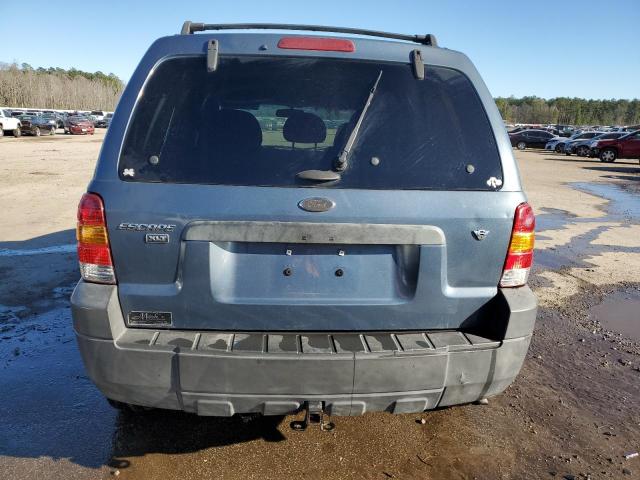 1FMYU03165KD87320 - 2005 FORD ESCAPE XLT BLUE photo 6