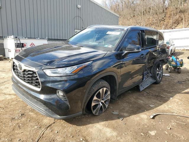 5TDGZRBH0LS520423 - 2020 TOYOTA HIGHLANDER XLE BLACK photo 1