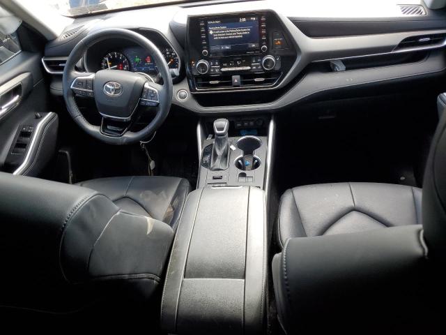 5TDGZRBH0LS520423 - 2020 TOYOTA HIGHLANDER XLE BLACK photo 8