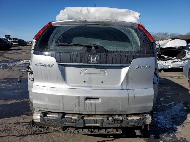 2HKRM4H30EH673205 - 2014 HONDA CR-V LX SILVER photo 6